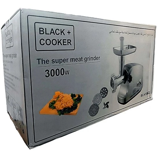 چرخ گوشت بلک اند کوکر مدل BC-418MG + شش ماه بیمه آتش سوزی منزل رایگان
